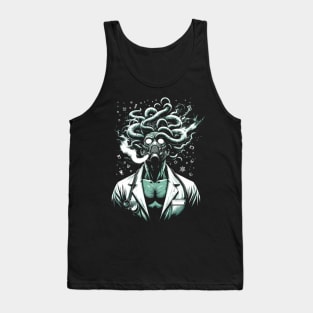 Male Gorgon Steam Punk Doctor Scientist Alchemist Experiment Tank Top